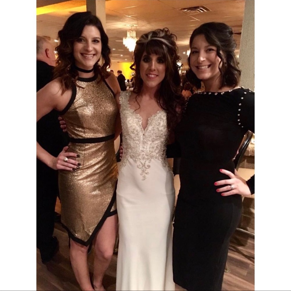 Lucy & Co. Gold Metallic Dress